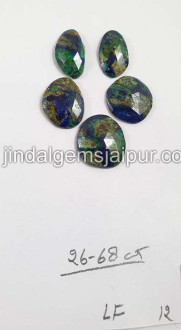 Azurite Malachite Rose Cut  Slices