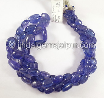 Tanzanite Smooth Nuggests Shape Beads Tanzanite Smooth Nuggests Shape Beads
