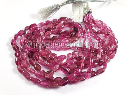 Rubellite Smooth Nuggets Shape Beads Rubellite Smooth Nuggets Shape Beads