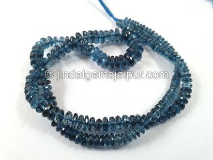 London Blue Topaz German Cut Beads