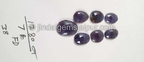 Iolite Sunstone Rose Cut Slices Iolite Sunstone Rose Cut Slices