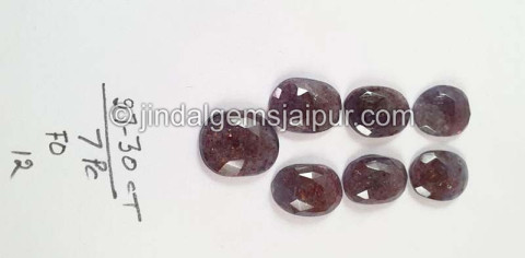 Iolite Sunstone Rose Cut Slices Iolite Sunstone Rose Cut Slices