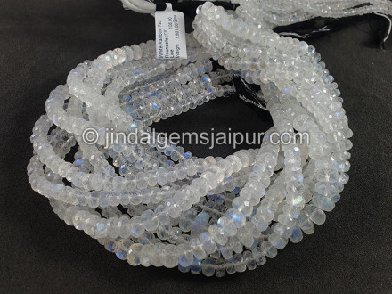 White Rainbow Faceted Roundelle Big Shape Beads White Rainbow Faceted Roundelle Big Shape Beads