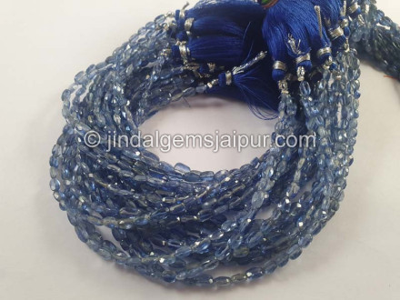 Blue Kyanite Faceted Nugget Beads