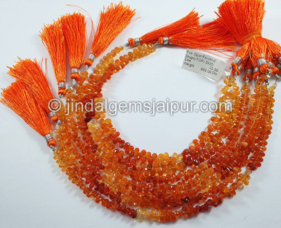 Fire Opal Faceted Drops Shape Beads Fire Opal Faceted Drops Shape Beads