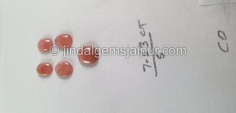 Rhodochrosite Smooth Cabs Cabochon Rhodochrosite Smooth Cabs Cabochon