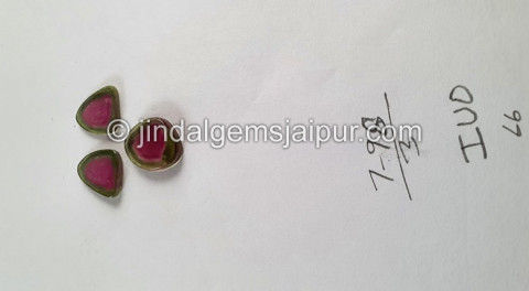 Watermelon Tourmaline Smooth Slices