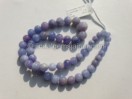 Hackmanite Smooth Round Ball Beads