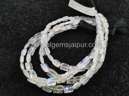 Rainbow Moonstone Faceted Chicklet Beads Rainbow Moonstone Faceted Chicklet Beads
