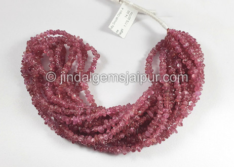 Ruby Smooth Chips Beads