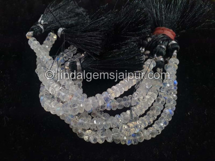 Rainbow Moonstone Big Faceted Roundelle Shape Beads Rainbow Moonstone Big Faceted Roundelle Shape Beads