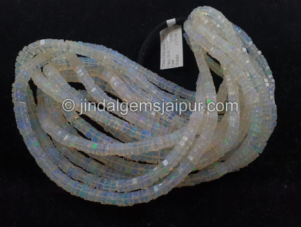 White Ethiopian Opal Fancy Smooth Bolt Beads White Ethiopian Opal Fancy Smooth Bolt Beads