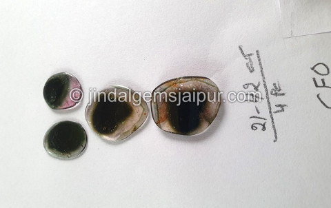 Watermelon Tourmaline Smooth Slices