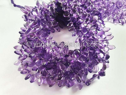 Amethyst Smooth Marquise Beads Amethyst Smooth Marquise Beads