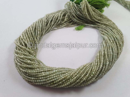 Natural Mint Green Zircon Micro Cut Beads Natural Mint Green Zircon Micro Cut Beads