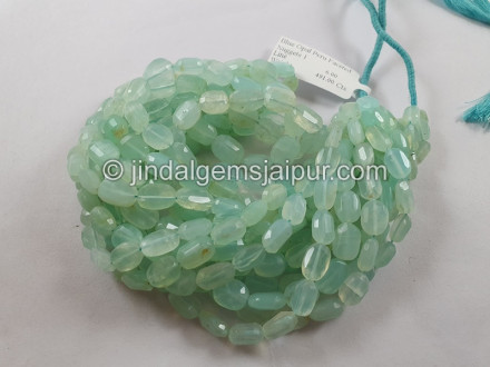 Blue Opal Peruvian Faceted Nuggets Beads Blue Opal Peruvian Faceted Nuggets Beads