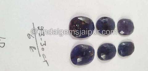 Iolite Sunstone Rose Cut Slices Iolite Sunstone Rose Cut Slices