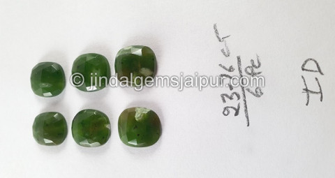 Chrome Chalcedony Rose Cut Slices Chrome Chalcedony Rose Cut Slices