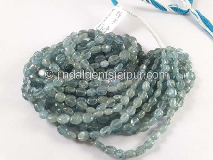 Aqua Kyanite Smooth Oval Beads Aqua Kyanite Smooth Oval Beads