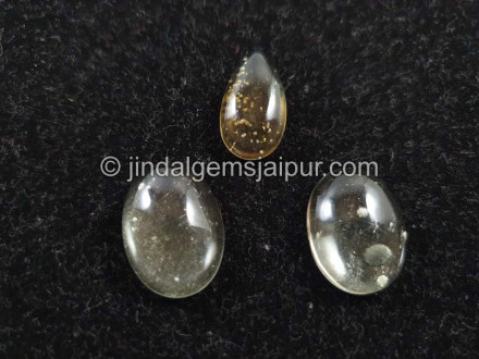 Lybian Desert Glass Smooth Cabochons Lybian Desert Glass Smooth Cabochons