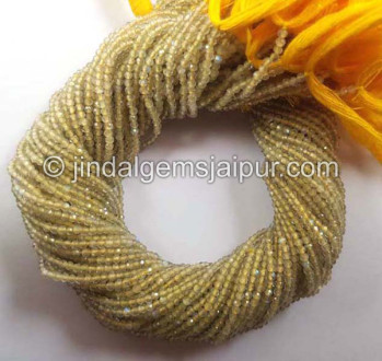 Yellow Labradorite Faceted Roundelle Shape Beads Yellow Labradorite Faceted Roundelle Shape Beads
