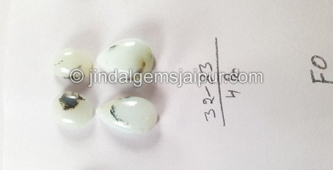 Peru Blue Opal Smooth Cabochons Peru Blue Opal Smooth Cabochons