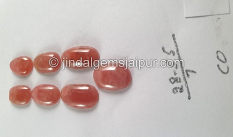 Rhodochrosite Smooth Cabs Cabochon Rhodochrosite Smooth Cabs Cabochon