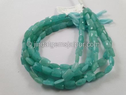 Amazonite Far Faceted Chicklet Beads Amazonite Far Faceted Chicklet Beads