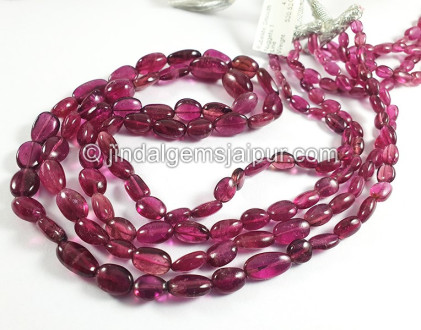 Rubellite Smooth Nuggets Shape Beads Rubellite Smooth Nuggets Shape Beads