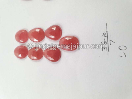 Rhodochrosite Rose Cut Slices