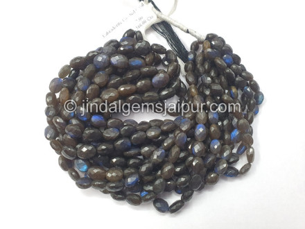 Labradorite Faceted Oval Beads Labradorite Faceted Oval Beads