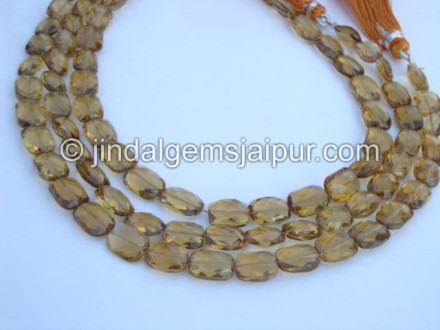 Coganac Quartz Faceted Chicklet Beads