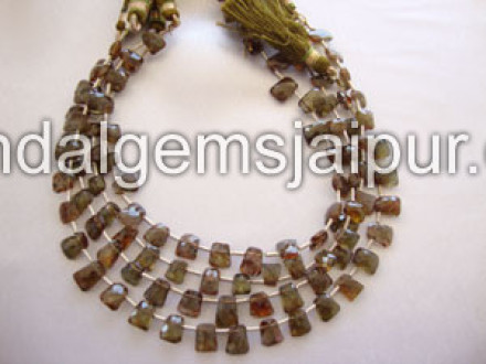 Andulosite Faceted Tie