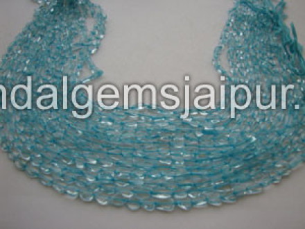 Crystal Dyed BT Plain Pear Beads