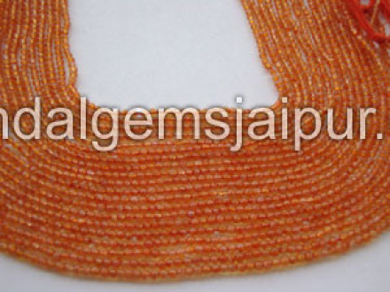 Carnelian Plain Round Shape Beads