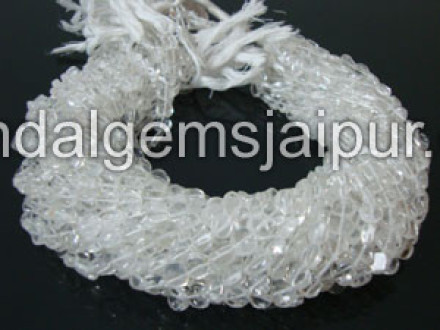 Crystal Plain Coin Shape Beads