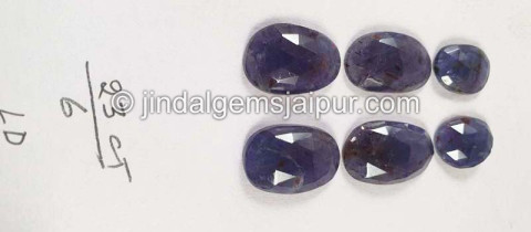 Iolite Sunstone Rose Cut Slices Iolite Sunstone Rose Cut Slices