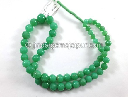 Chrysoprase Smooth Round Balls Shape Beads