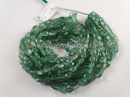 Green Tourmaline Faceted Oval Beads Green Tourmaline Faceted Oval Beads