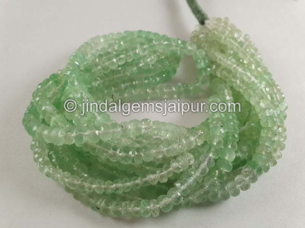 Green Moonstone Faceted Roundelle Beads Green Moonstone Faceted Roundelle Beads