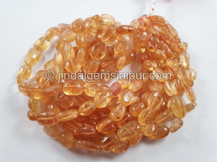 Imperial Topaz Smooth Nugget Beads