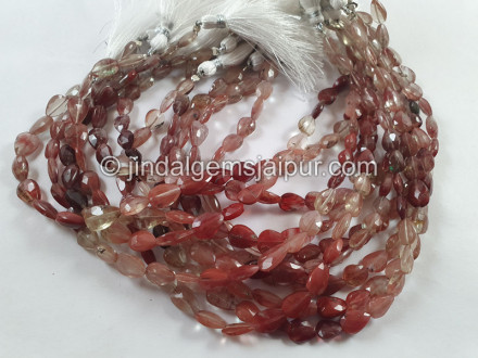 Andesine Labradorite Faceted Pear Beads