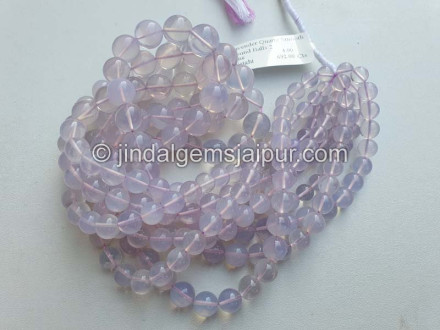 Lavender Quartz Or Scorolite Smooth Round Beads Lavender Quartz Or Scorolite Smooth Round Beads