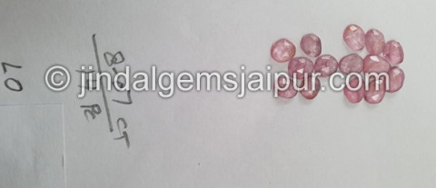 Pink Spinel Rose Cut Slices