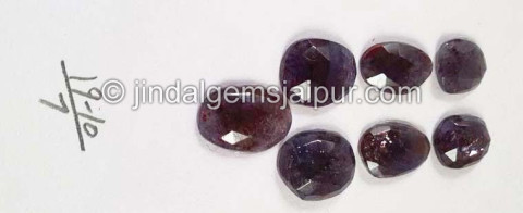 Iolite Sunstone Rose Cut Slices Iolite Sunstone Rose Cut Slices