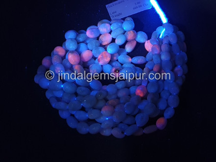 Hackmanite Smooth Oval Beads