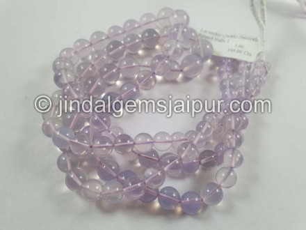 Lavender Quartz Or Scorolite Smooth Round Balls Beads Lavender Quartz Or Scorolite Smooth Round Balls Beads