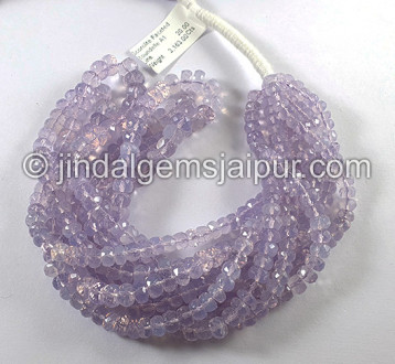 Scorolite Faceted Roundelle Shape Beads