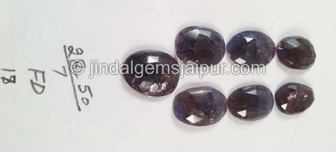 Iolite Sunstone Rose Cut Slices Iolite Sunstone Rose Cut Slices