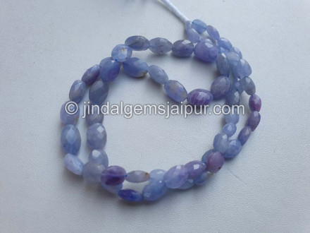 Hackmanite Faceted Oval Beads